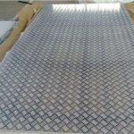 Patterned aluminum plate