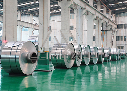 Aluminium Coil Rolls in Factory